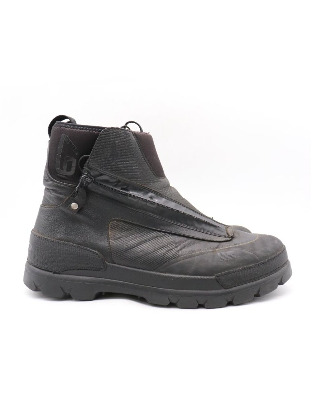 Polo Ralph Lauren Oslo Men's Size 13 D Tactical Zip Boots Triple Black